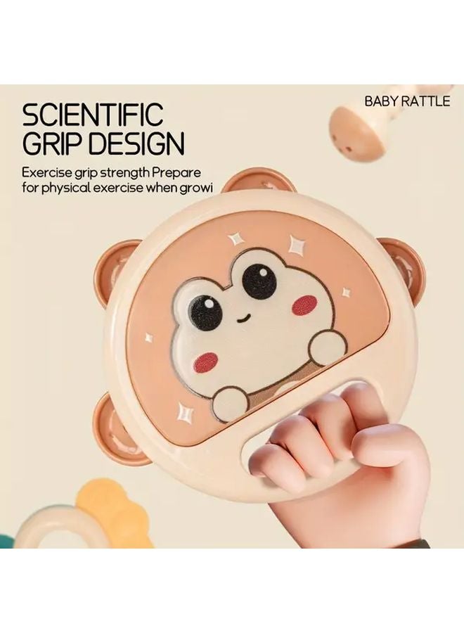 Mother And Baby Rattle Toys Set With Storage Suitcase 6 Accessories Christmas Gift For Newborns - Image 5